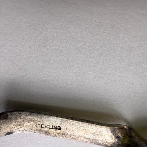 STERLING SILVER SUGAR CUBE TONGS - Picture 3 of 8